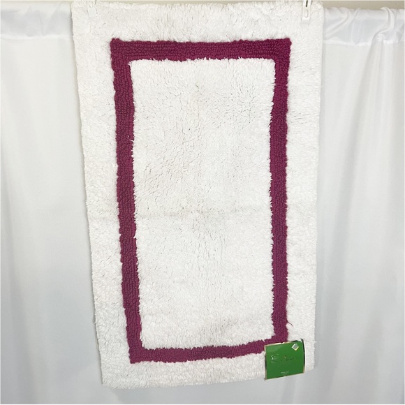 kate spade | Bath | Nwt Kate Spade Bath Rug Mulberry White | Poshmark